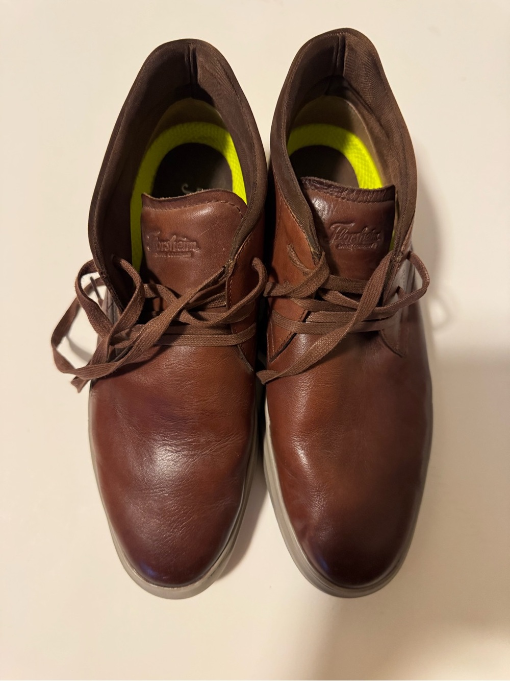 Florsheim Brown Chukka Leather Sneakers